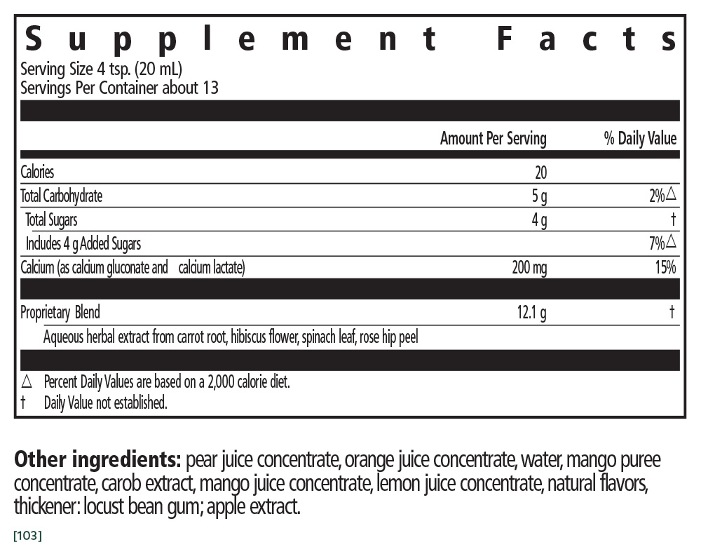 Floradix Calcium Liquid - 8.5 oz