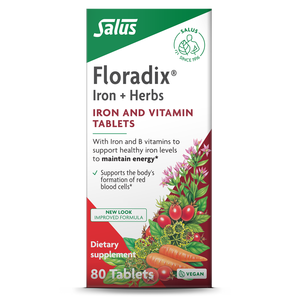 Gaia Professionals | Floradix Iron Tablets - 80 ct NEW SKU/UPC ...