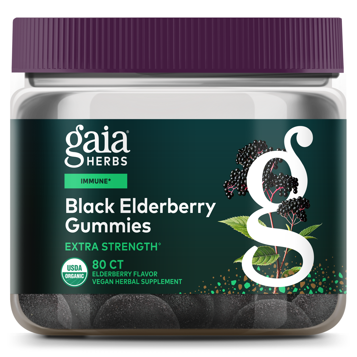black elderberry extra strength gummies - 80 ct redirect to product page