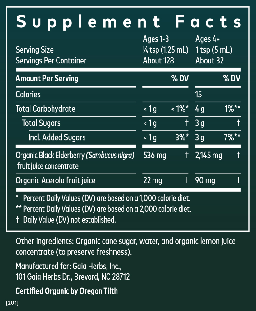 Black Elderberry Syrup - Extra Strength - 5.4 oz (COG)