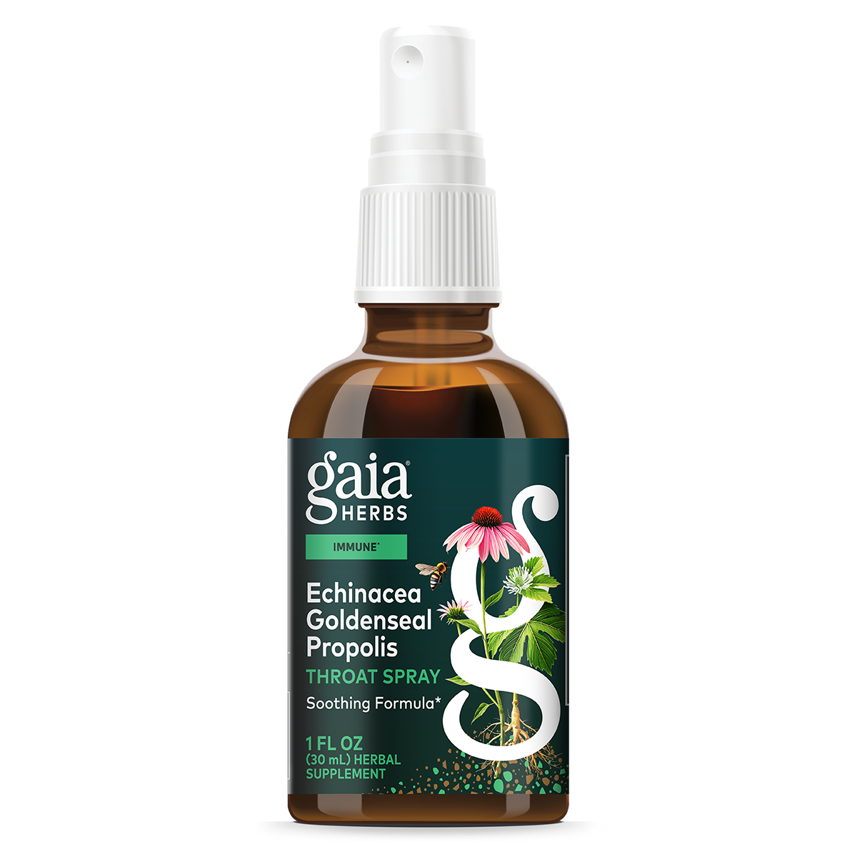 Ech/Gold/Prp Throat Spray