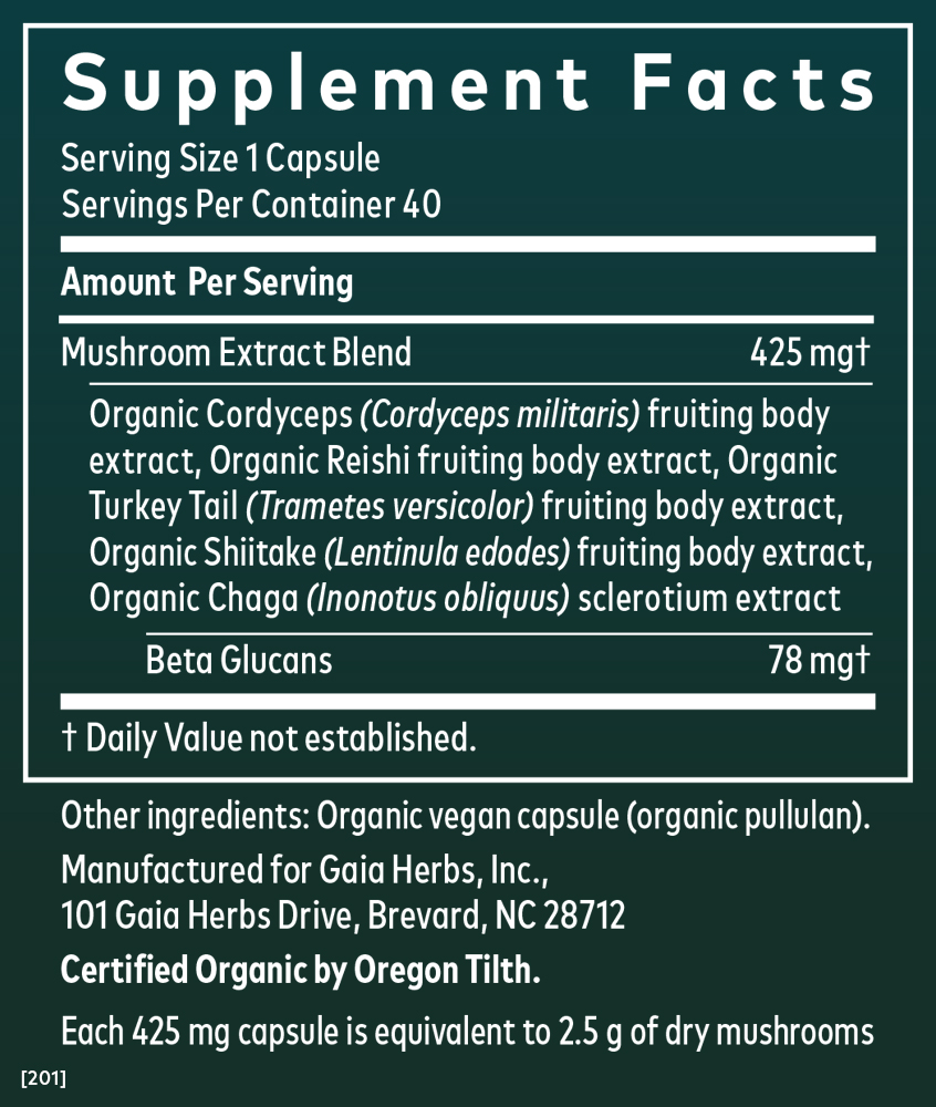 Everyday Mushrooms - 40 ct (formerly Immune Mushroom Blend)