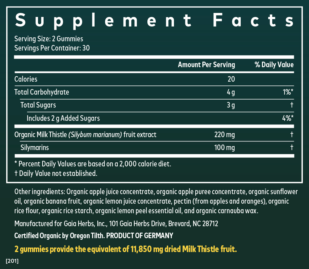 Milk Thistle Gummies (COG) - 60ct