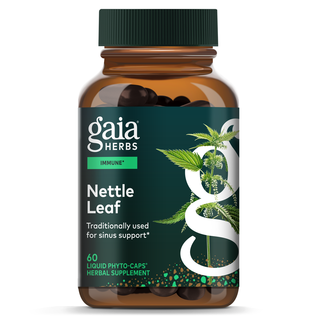 Gaia Herbs Nettle Leaf for Immune Support || 60 ct