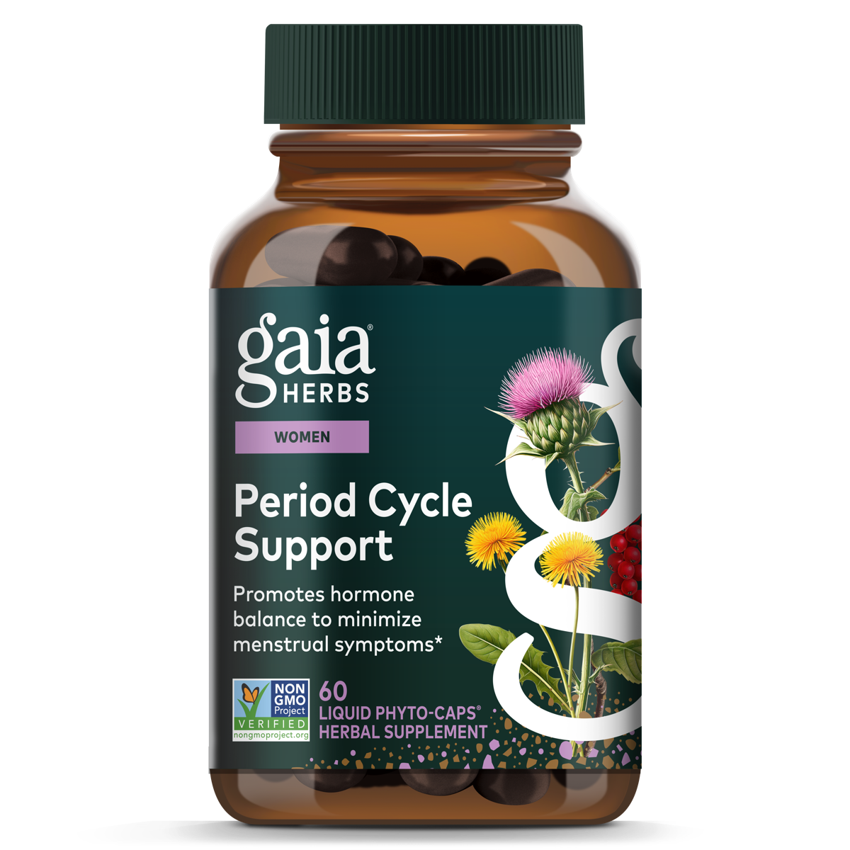 Gaia Herbs Period Cycle Support 60 Count