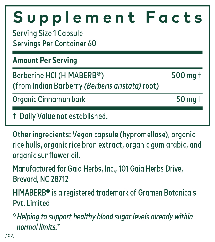 Berberine Metabolic - 60 ct