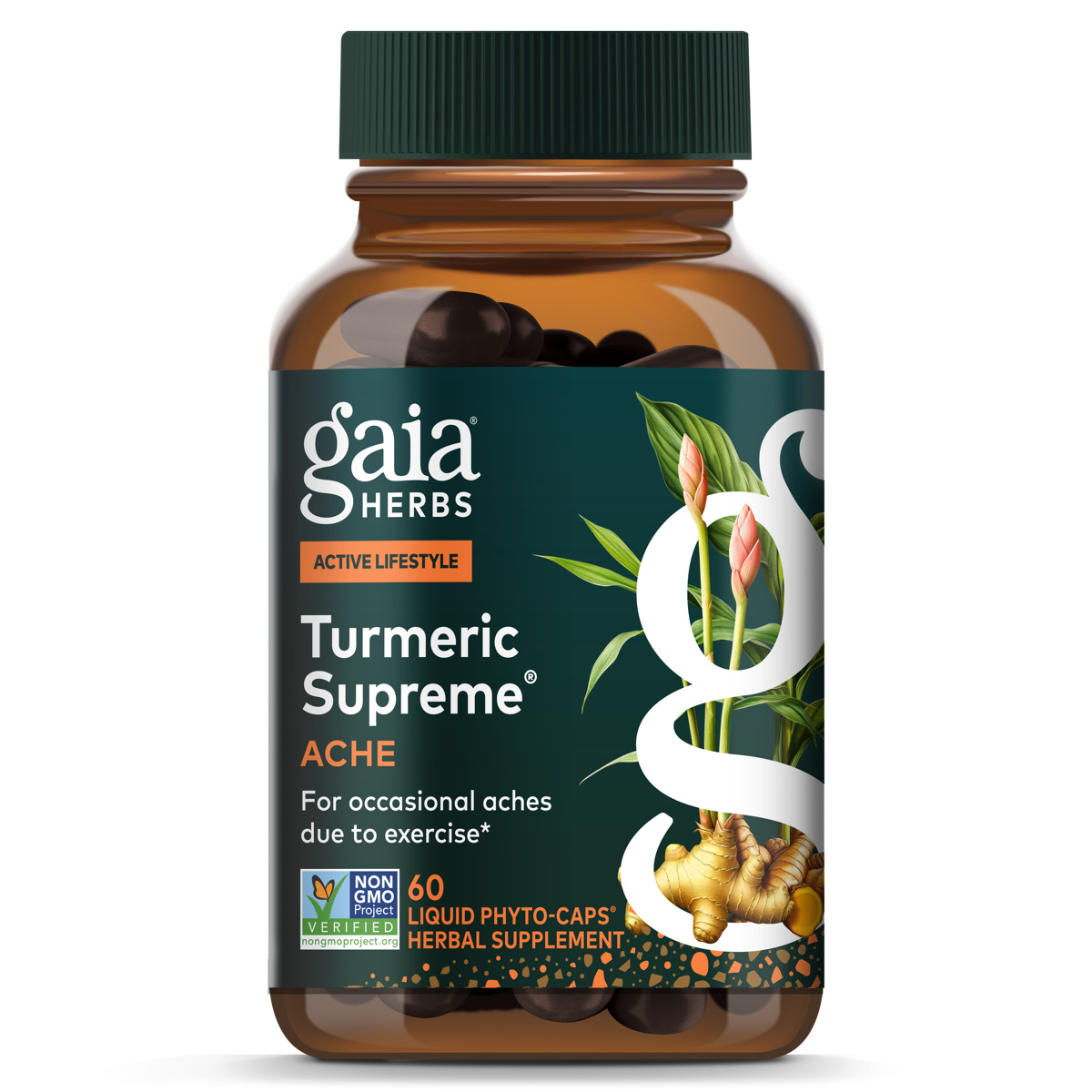 Gaia Herbs Turmeric Supreme Ache 60 ct