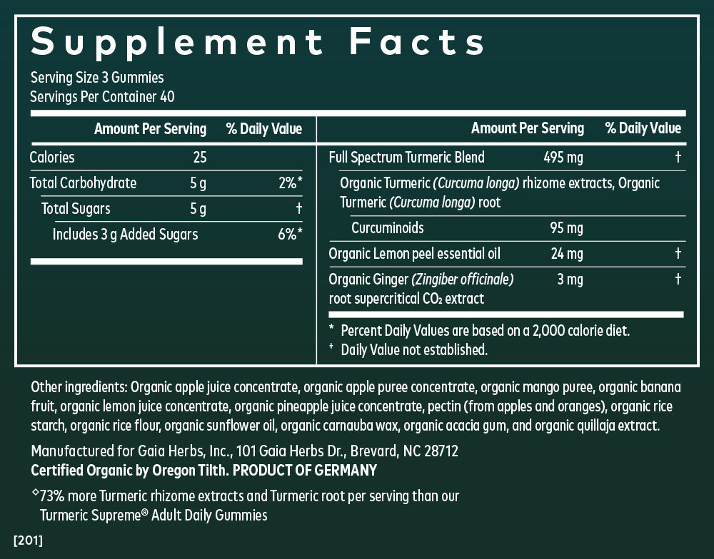 Turmeric Supreme® Extra Strength Gummies - 120 ct (COG)