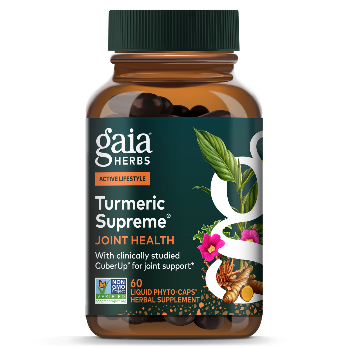 Gaia Herbs Turmeric Supreme Joint for Foundational Support || 60 ct