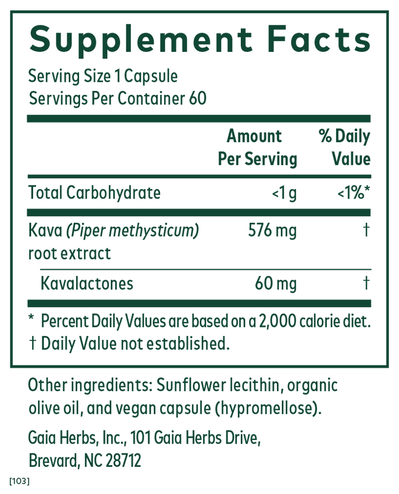 Kava - 60 ct
